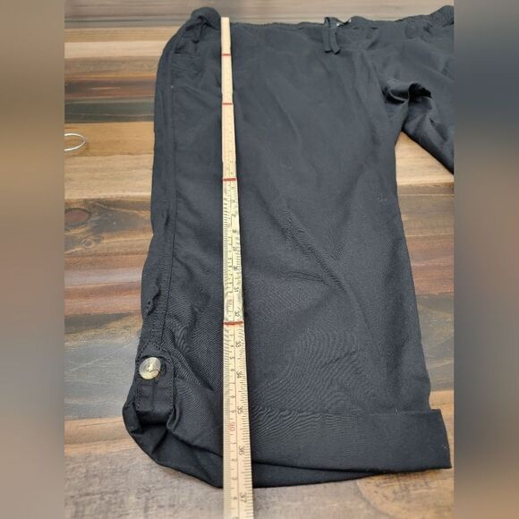 Sonoma Comfort Waist Utility Capri Pants Cotton Waistband Black Plus Size 28W - Picture 6 of 11